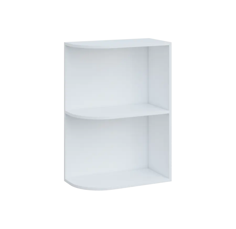 QSZ - 3 spodní skříňka rohová, nika, pravá, 900x300x600, bílá